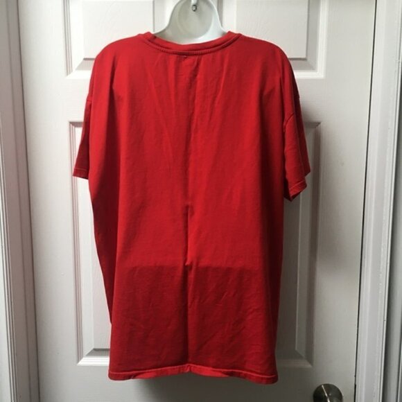 ARITZIA Red Thank You Heart T-Shirt Top - Picture 4 of 8